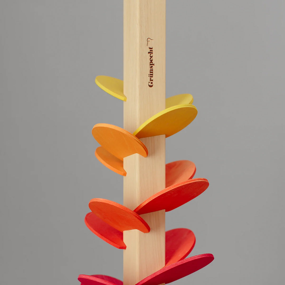 Grünspecht Knikkertoren, Marble Tree, Klangbaum®, 72cm