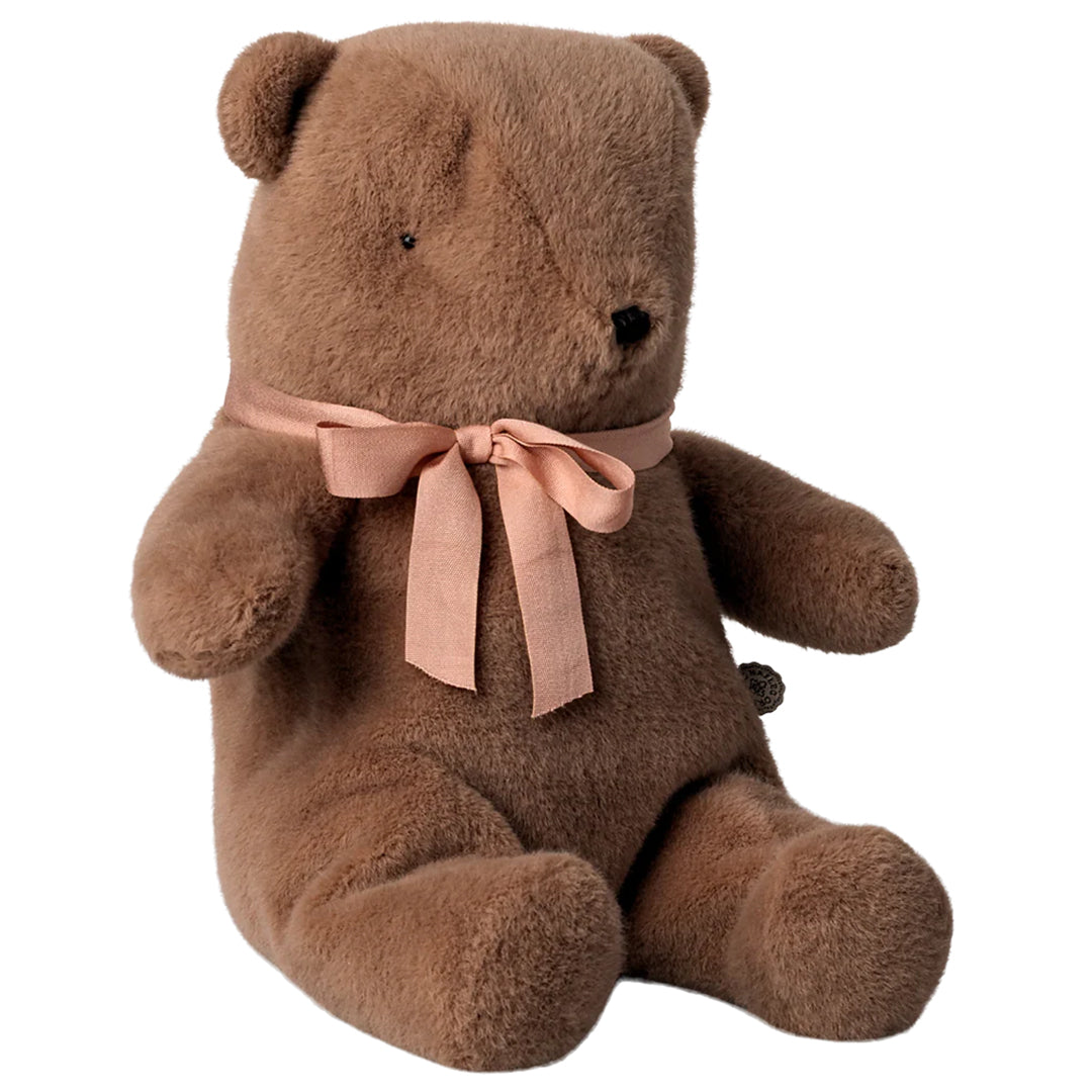 Maileg Knuffel Beer, Teddy bear plush, Medium - Soft brown, 24cm