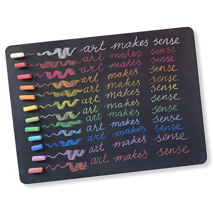 Mercurius Art Makes Sense Bordkrijtjes in 12 kleuren