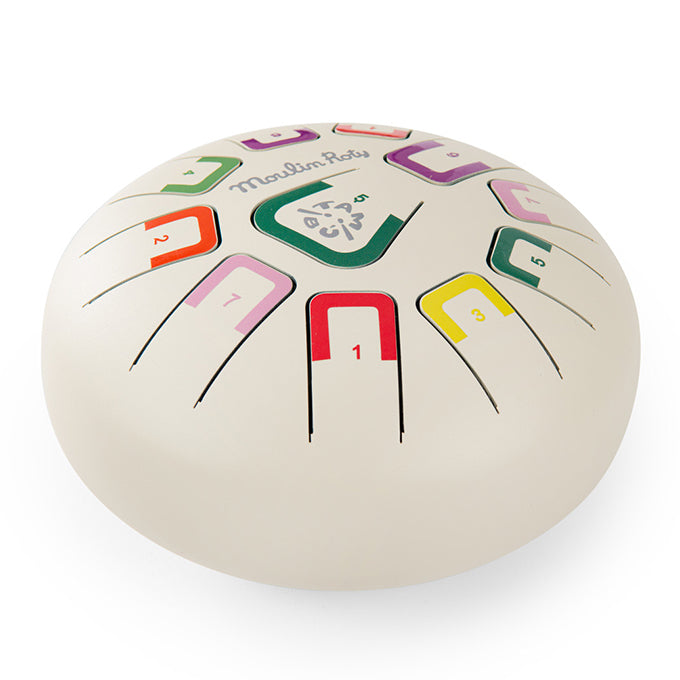 Moulin Roty Metalen Tongtrommel, 'Après la Pluie', 11 klanken, 20cm