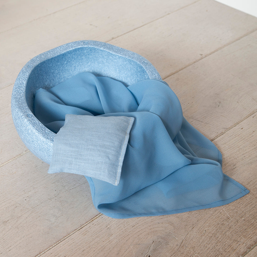 Little Botanic Label Playcycle Speeldoek 65 cm - Pastelblauw