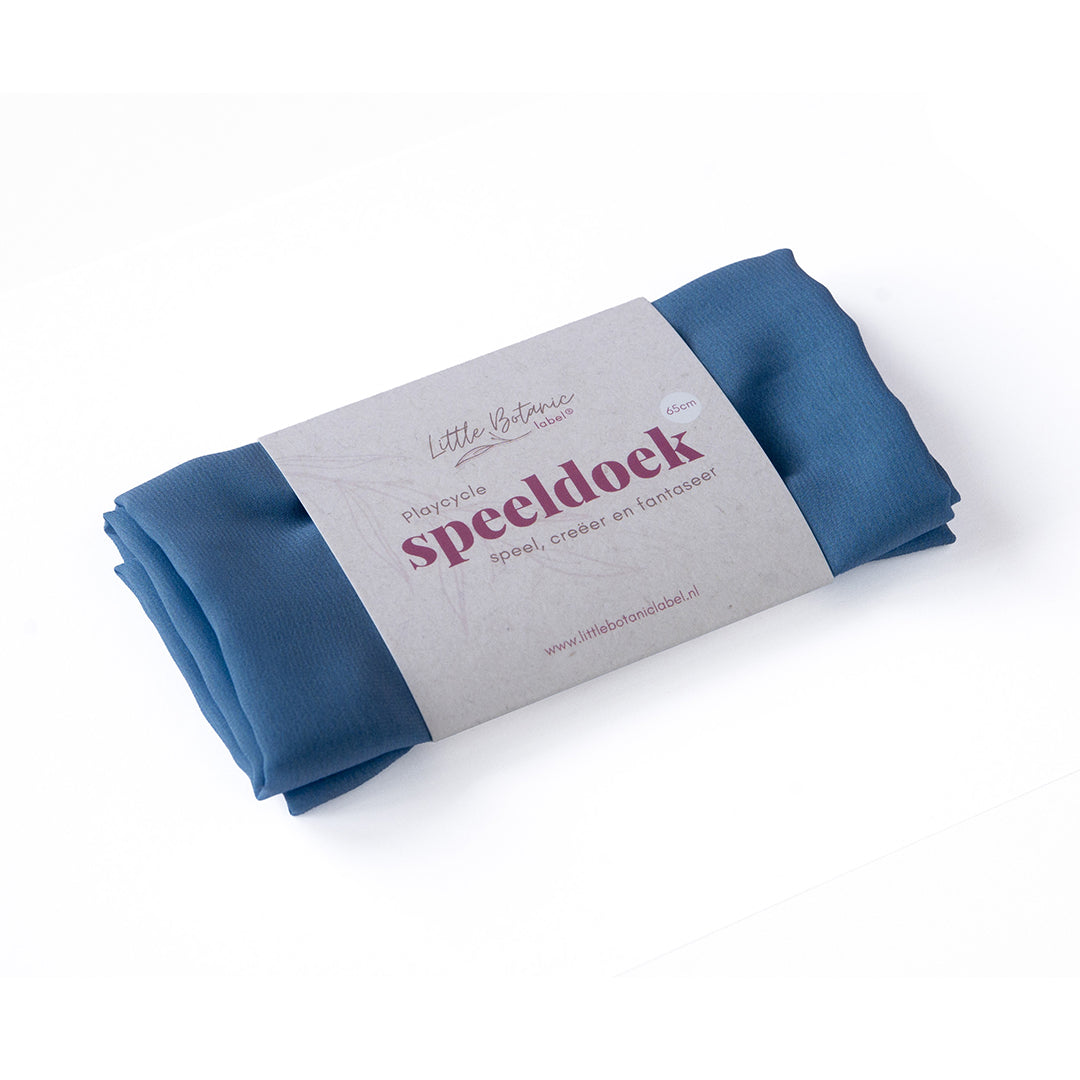 Little Botanic Label Playcycle Speeldoek 65 cm - Pastelblauw