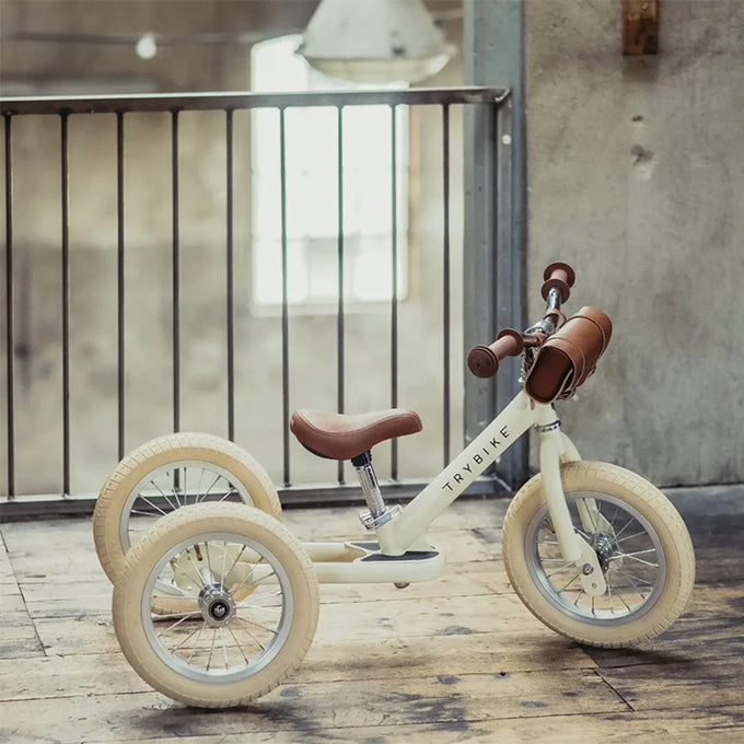 Trybike Coconuts fietshelm XS vintage mat cream