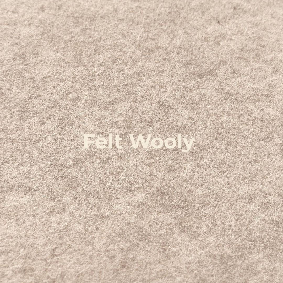 Wobbel original blank gelakt – vilt wooly